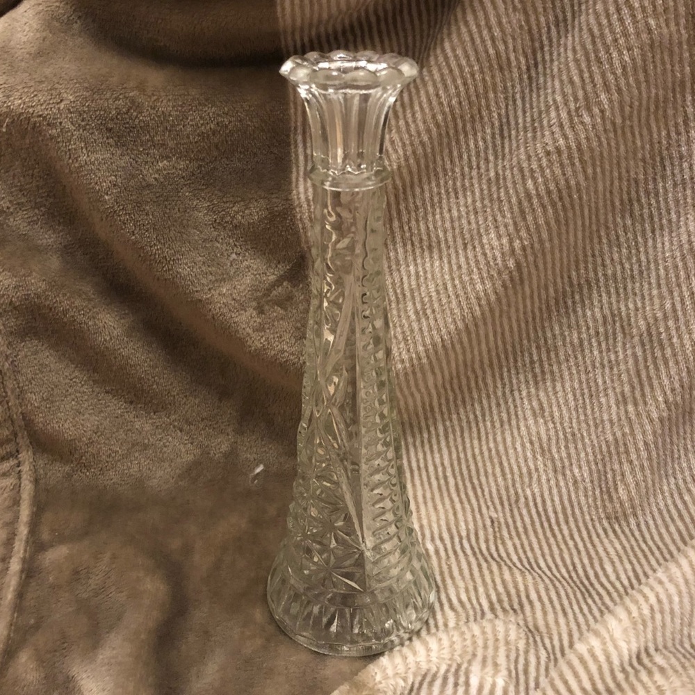 Vintage Anchor Hocking Glass Bud Vase